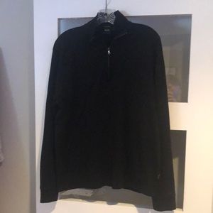 Hugo boss 1/4 zip Pima cotton sweater